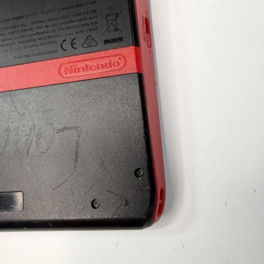 2 Nintendo 2DS Console Black / Red Crimson Slate Model Untested For Parts Set